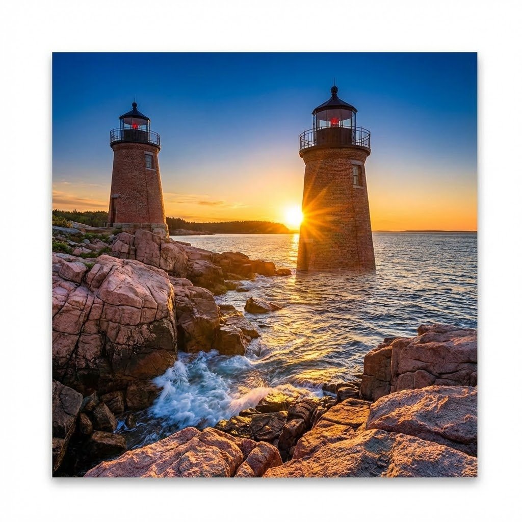 Bass Harbor Head Light – Acadia National Park
