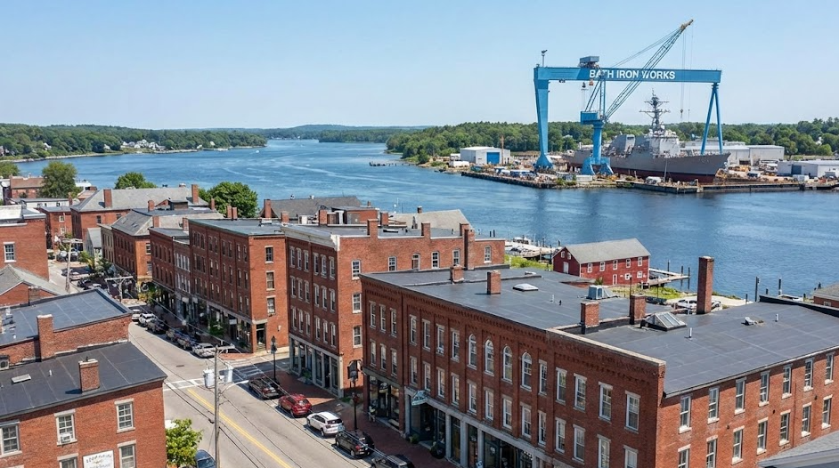 Bath building in Maine