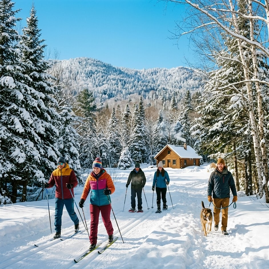 winter activities in westren maine